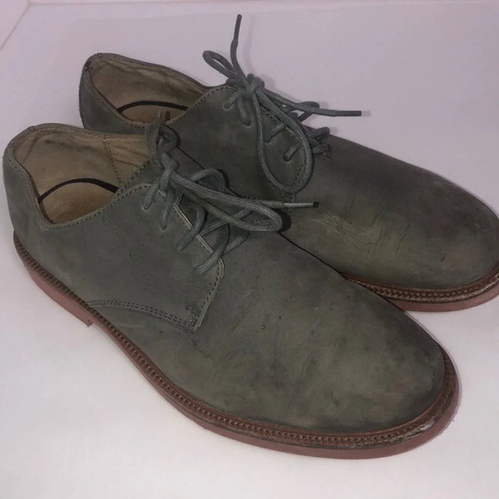 Polo Suede Torrington Olive Dress‎ Shoes SIze 9D